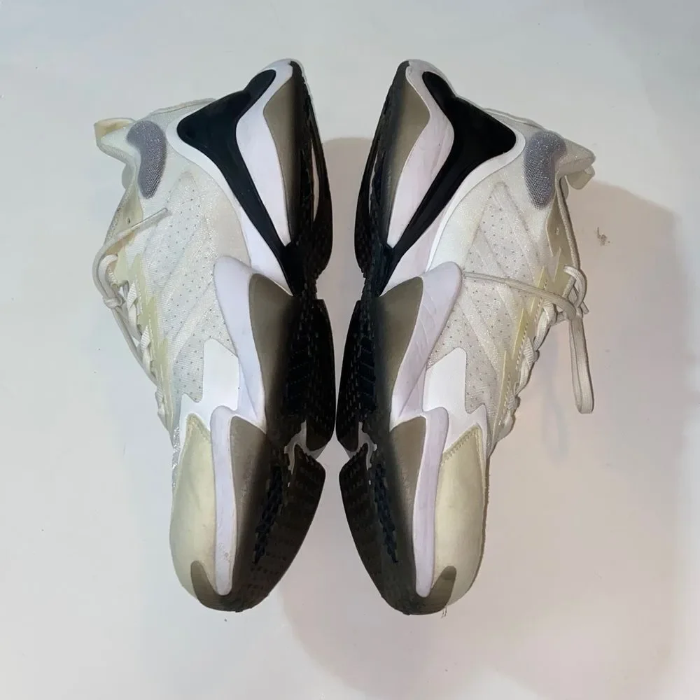 Adidas #335 320 White Mesh Sneakers Size 16 USA